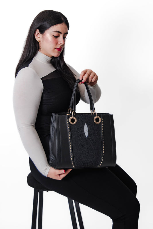 Large Manta Ray Skin Bag.