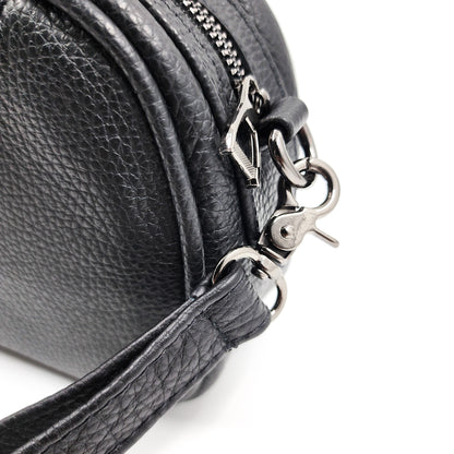 Double view. CrossBody Black