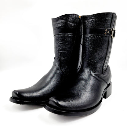 Botin en piel de Venado. Negro