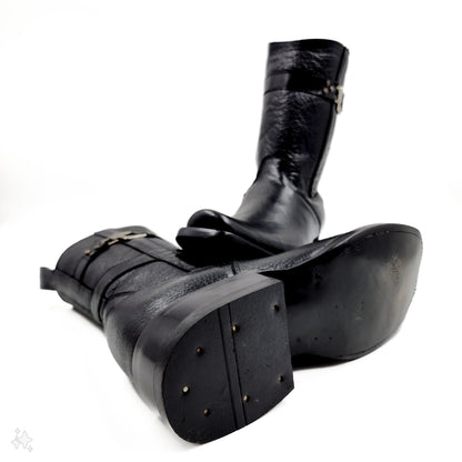 Botin en piel de Venado. Negro