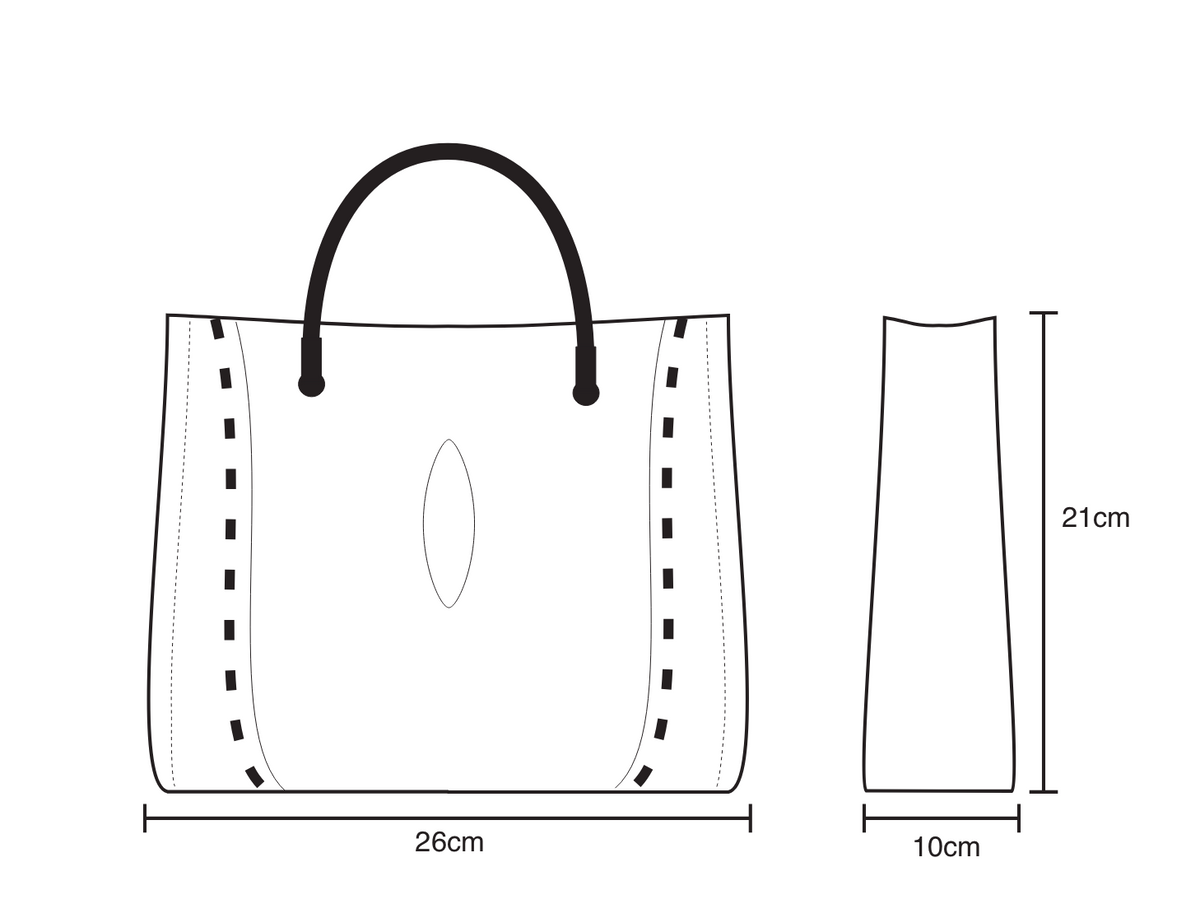 Large Manta Ray Skin Bag.