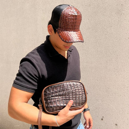 Colosseum: Crocodile Shoulder Bag