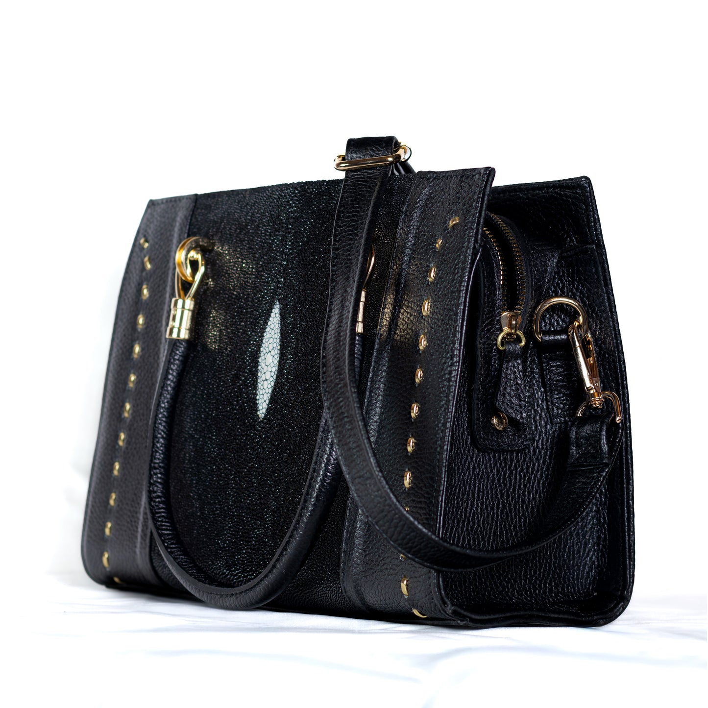 Valentina: Bolsa piel de Mantarraya.