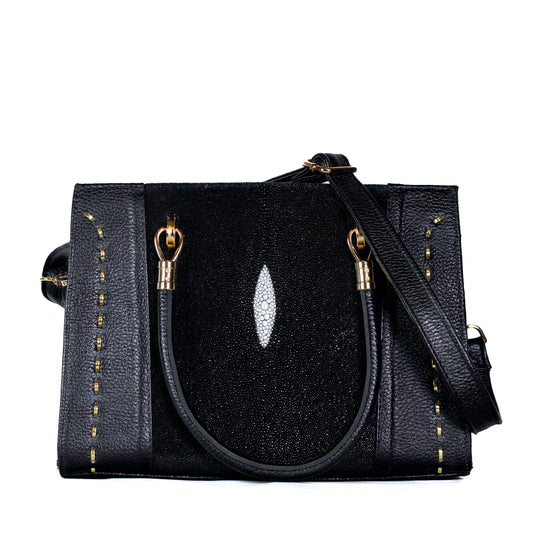 Valentina: Bolsa piel de Mantarraya.