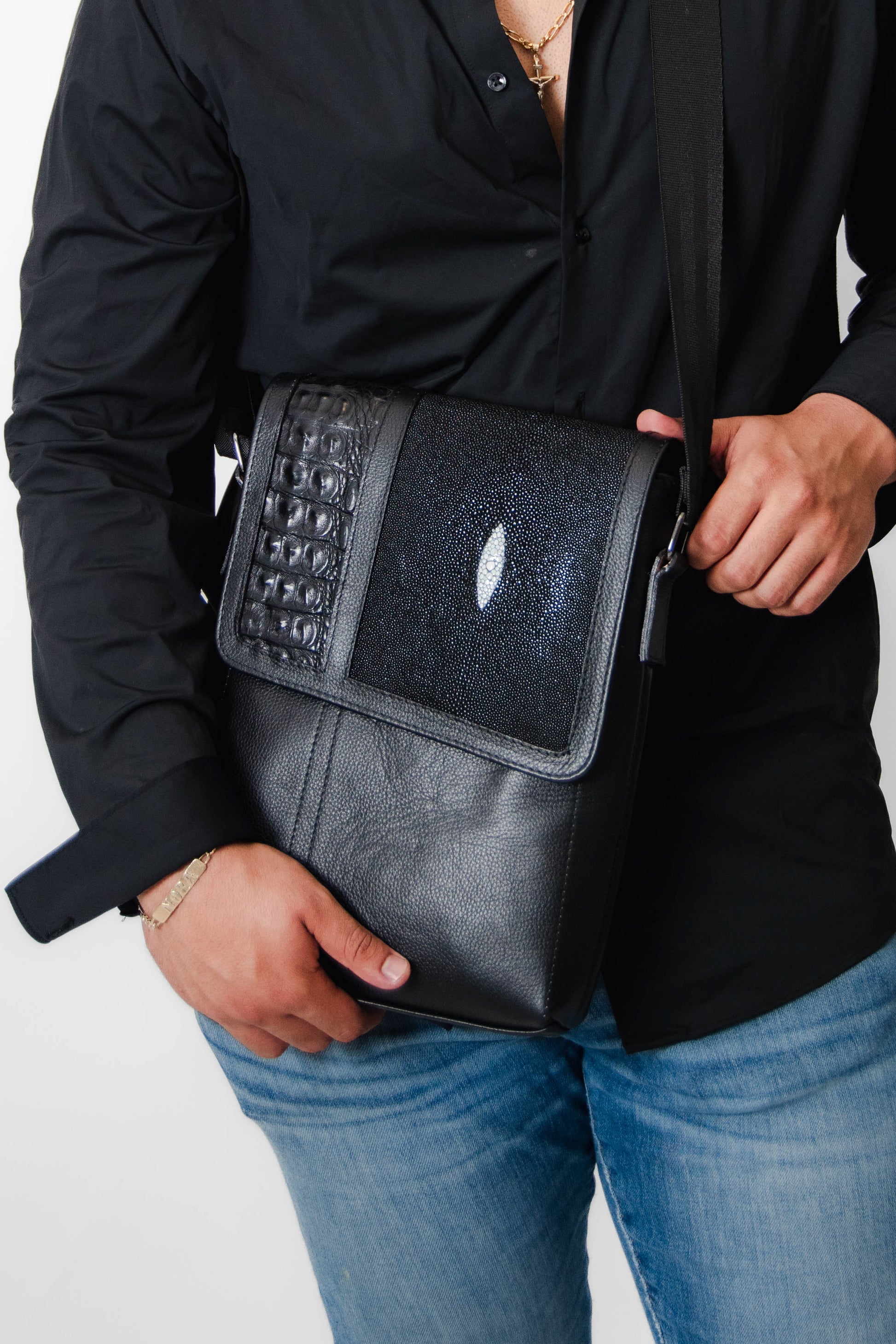 Mochila/Bandolera Mantarraya Rey y Piel de – StingrayMx