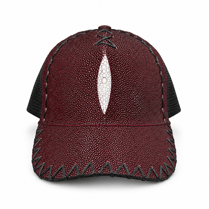 Corona: Gorra Piel de Mantarraya roja